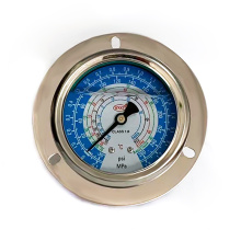 60mm multi connection types refrigerant pressure gauge